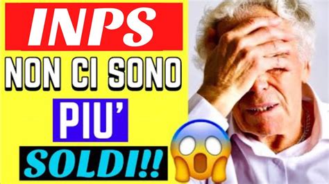 ULTIM ORA INPS NON CI SONO PIÙ SOLDI IL MESSAGGIO SULL INDENNITÀ