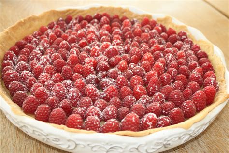 Tarte Aux Framboises Les Jardins De Montplaisir