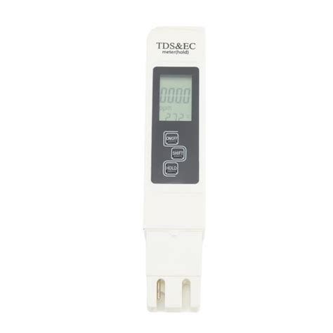 Tbest Testeur De Qualit De L Eau Compteur Tds Cran Lcd Celsius