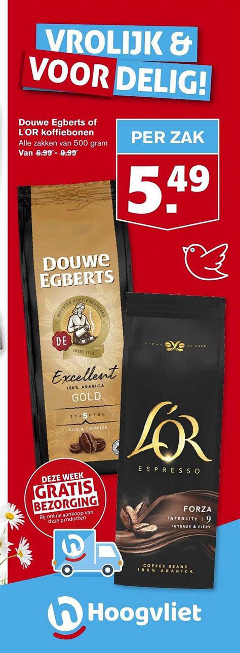 Douwe Egberts Of L Or Koffiebonen Aanbieding Bij Hoogvliet Folders Nl