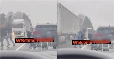 Il Video Dell Automobilista Che Scende Dall Auto Per Fare A Botte Ma