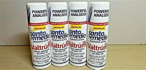 P Valtrum Santo Remedio Inmediate Accion Topical Analgesic Oz