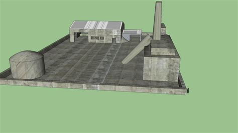 Factory map 3d model