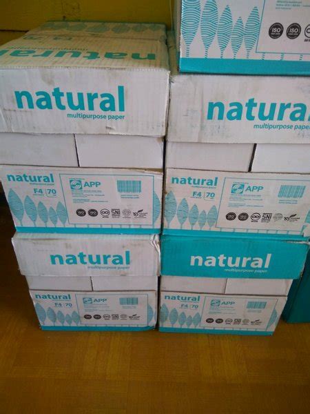 Jual Kertas Hvs F4 70 Gram Natural 1 Dus Di Lapak Haikal Stationery