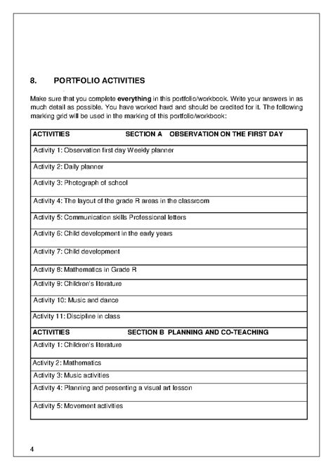 Tpf Assignment Portfolio Sept Portfolio Activities