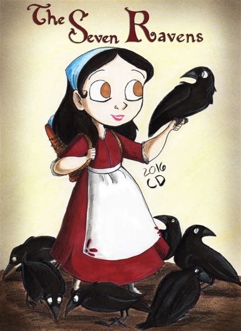 Miss Christine - An Illustration version of “The Seven Ravens” from...