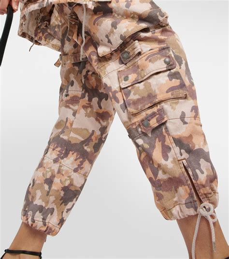 Isabel Marant Helore Printed Cotton Cargo Pants Isabel Marant