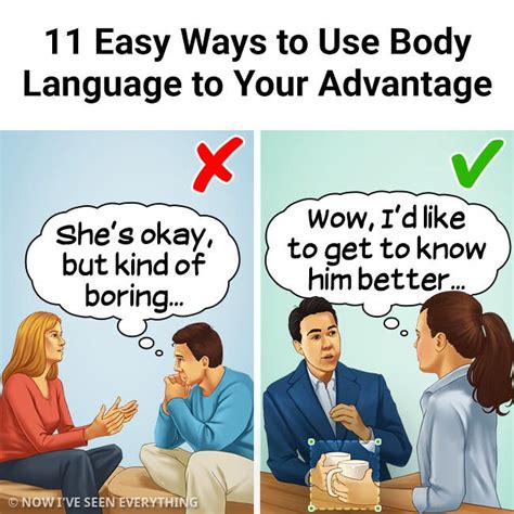 11 Easy Ways To Use Body Language To Your Advantage Artofit