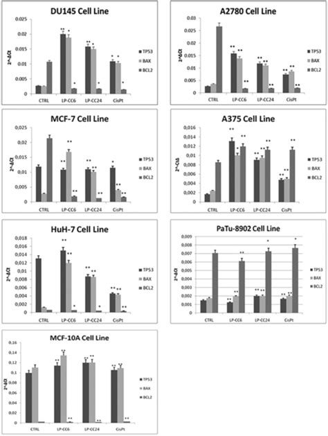 Real Time Rt Pcr Analysis Shows Analysis Of Mrna Levels Of Tp53 Bax