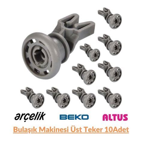 Arçelik Beko Altus Bulaşık Makinesi Üst Sepet Tekeri 10 Adet