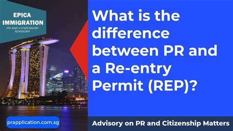 What Is The Difference Between Pr And A Re Entry Permit Rep In