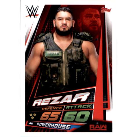 Karte 46 Rezar Raw Wwe Slam Attax Universe 049