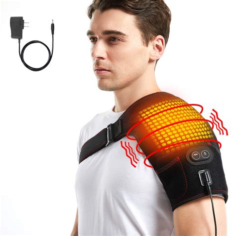 Buy Heated Shoulder Wrap With Massage Electric Shoulder Massager