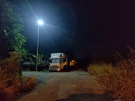 Kawasan Gelap Berbahaya Yang Dikenal Pasti Telah Siap Dipasang Lampu