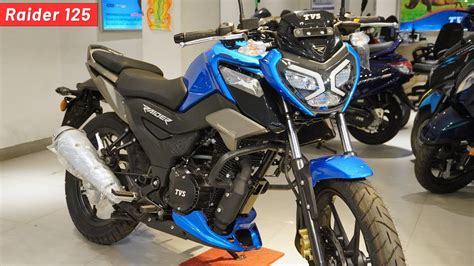 Tvs Raider Cc Bt New Blue Color Review On Road Price I All