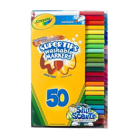 Crayola Super Tips Washable Markers Shop Markers At H E B