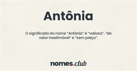 Significado Do Nome Ant Nia Origem E Numerologia Nomes Club