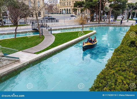 Little Venice Water Park on Baku Boulevard in Springtime. Azerbaijan Editorial Image - Image of ...