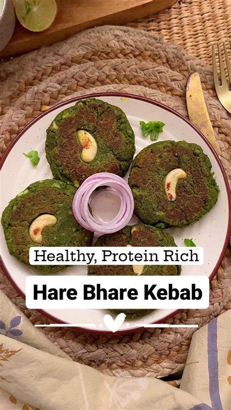 Healthy Protein Rich Hare Bhare Kebabs Hara Bhara Kabab Are Healthy