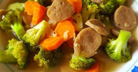 Resep Tumis Bakso Brokoli Saus Tiram Oleh Riska Mianti Cookpad