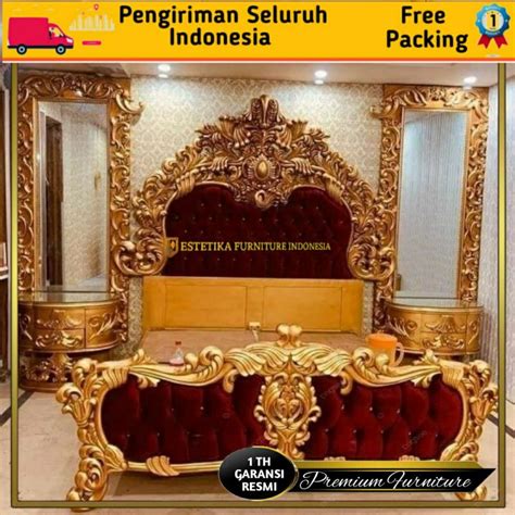 Jual ESTETIKA FURNITURE INDONESIA Dipan Tempat Tidur Putri Anggun