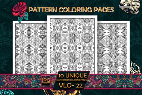 Pattern Coloring Pages Vol Interiors Graphic By Idesign Creative