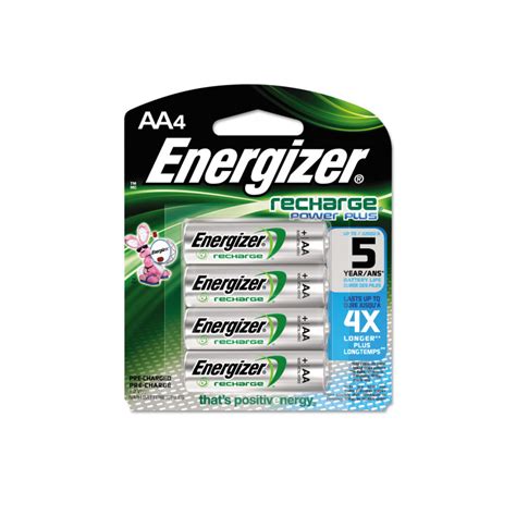 PILAS RECARGABLES AA X 4 ENERGIZER