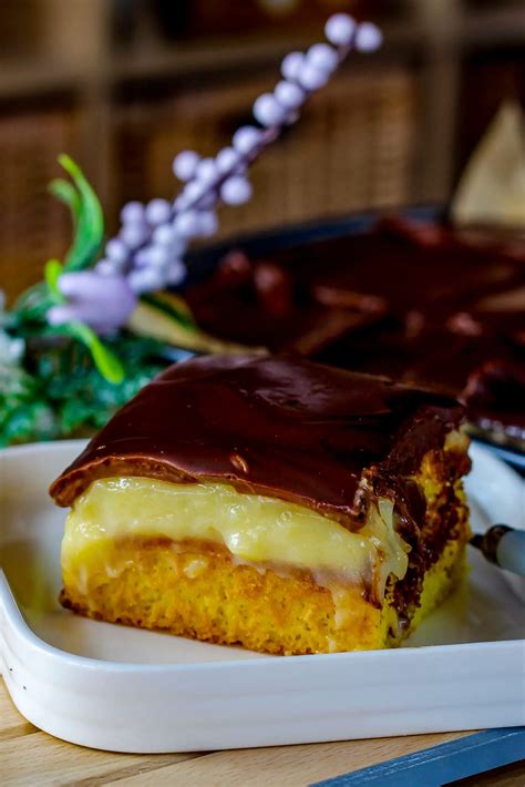 poke cake boston cream pie 4