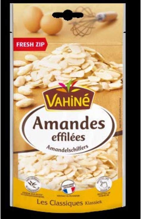 Vahiné Amandes Effilées Le Sachet De 125g Amazonfr Epicerie