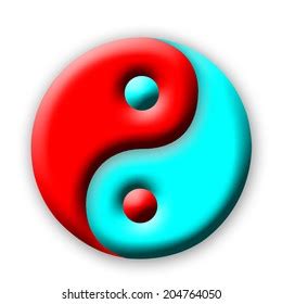 Yin Yang Colors On White Background Stock Illustration 204764044 ...