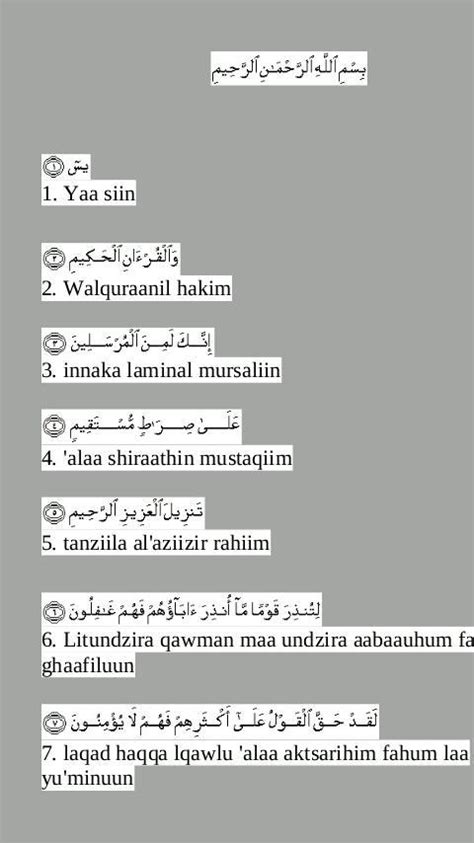 Surah Yasin Rumi Dan Jawi Bella Ross