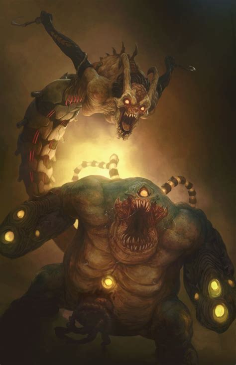 ArtStation - Doom demons duo, Xavier Ribeiro | Doom demons, Doom, Demon