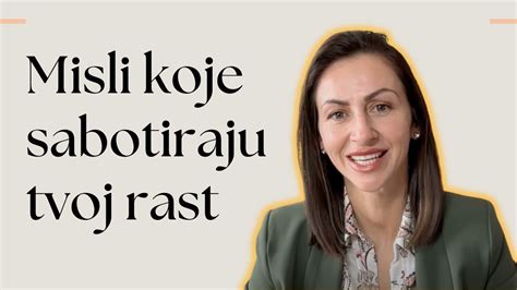 Misli Koje Sabotiraju Tvoj Rast Kroz Biznis Youtube