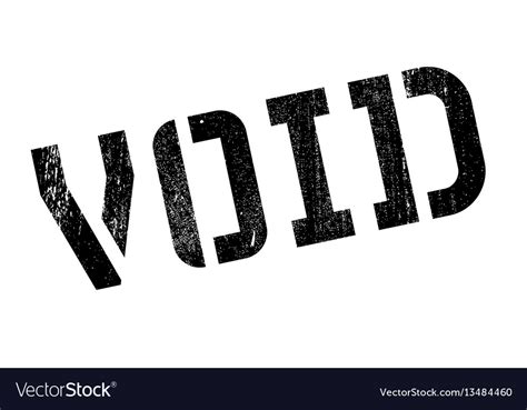 Void Rubber Stamp Royalty Free Vector Image Vectorstock