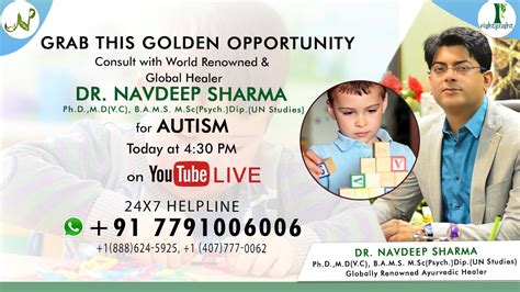 LIVE Autism Treatment In Ayurveda Autism Spectrum Disorder