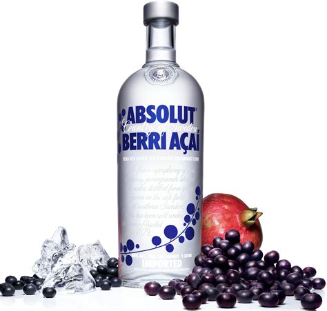 Absolut Berri AÇaÍ Açaí Blueberry And Pomegranate Flavored Vodka