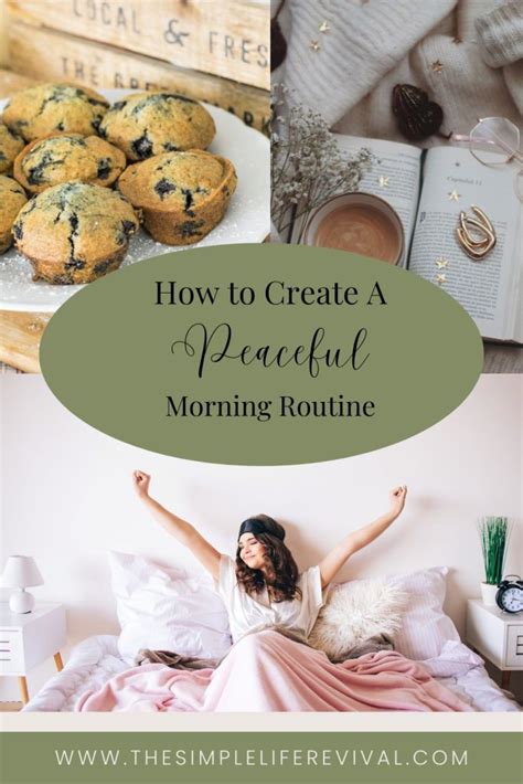 How To Create A Morning Routine The Simple Life Revival