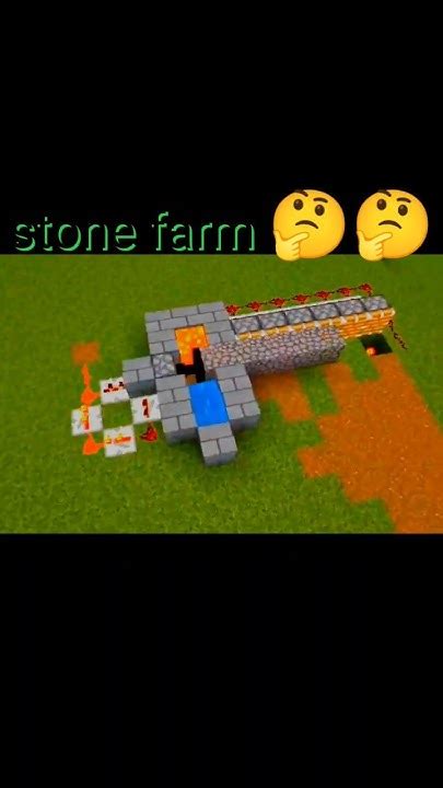 How To Make Cobblestone Farm In Minecraft Bedrock😱😮shortsviral Minecraft Youtube