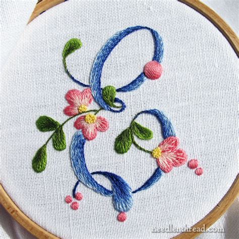 Embroidered Monograms Tips Techniques Index Hand Embroidery