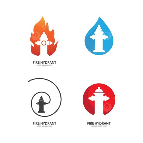 Fire Hydrant Logo And Icon Street Flat Design Vector Street Flat