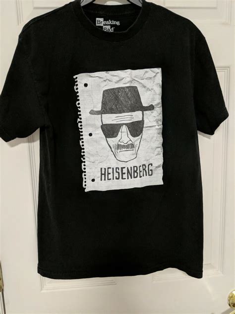 Heisenberg Breaking Bad Mens Black Tshirt Size Medium Gem