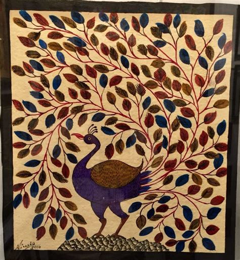 Gond Tribal Folk Painting: Tribal Folk Art of the Gond Tribe - VinArt