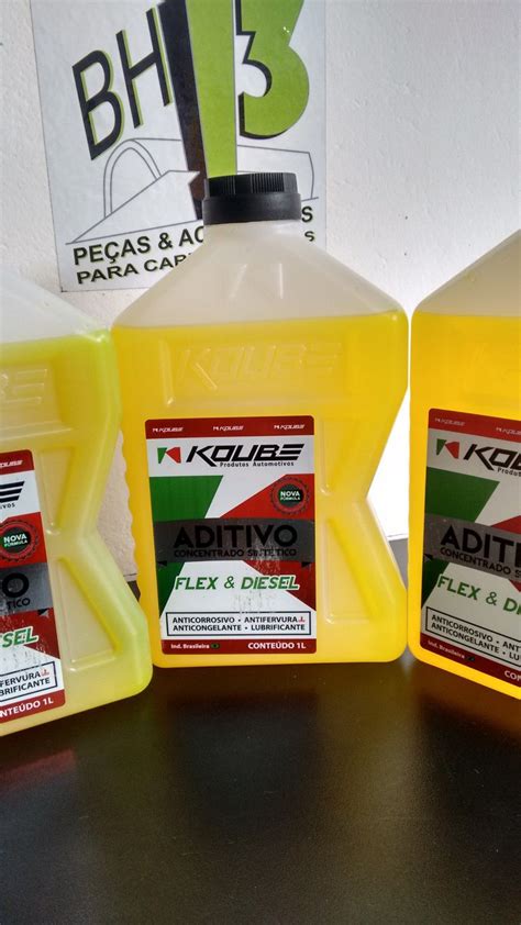 Koube Aditivo Para Radiador Concentrado Sintético Amarelo BH13 Walk