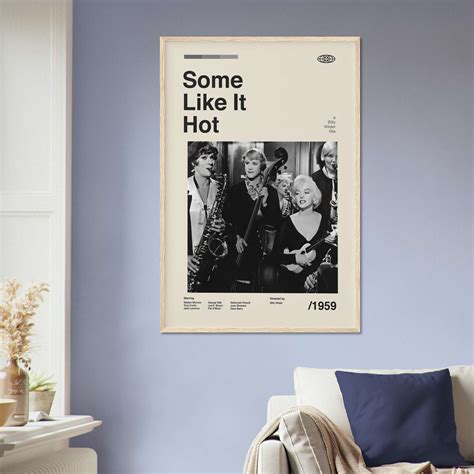 Some Like It Hot Movie Poster Full Size Movie Poster Ready To Hang