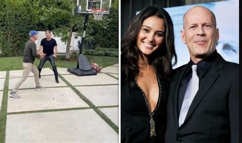 Bruce Willis 67 Cheered On By Wife As Hes Filmed For First Time