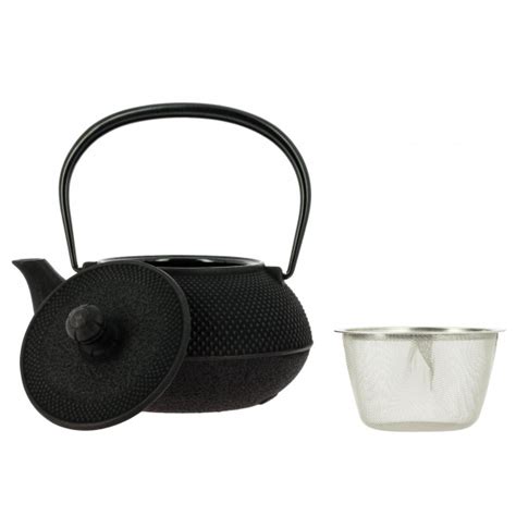 Arare Iwachu Teapot Black Ml