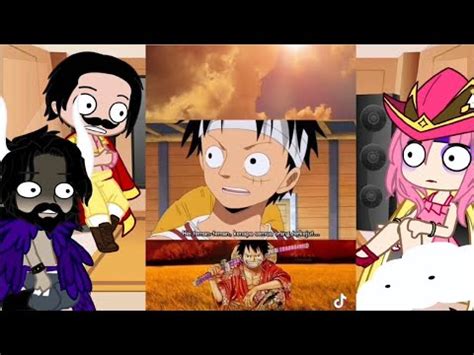 Past Old Era Marines React To Luffy JoyBoy Tiktoks Gacha Club