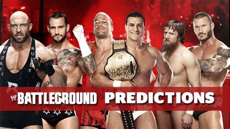 Wwe Battleground 2013 Predictions Wwe