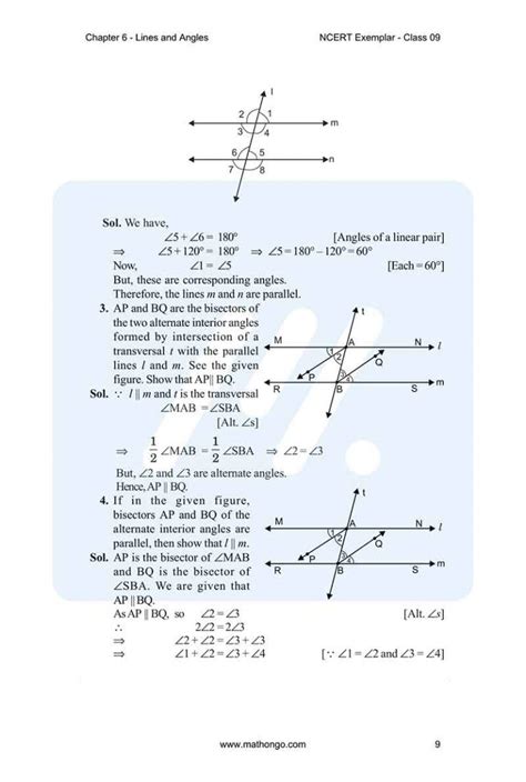 Ncert Exemplar For Class 9 Maths Chapter 6 Mathongo