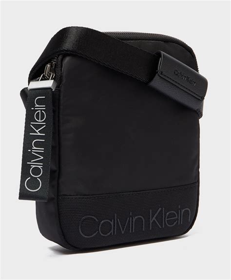 Calvin Klein Synthetic Mini Crossbody Bag In Black For Men Lyst